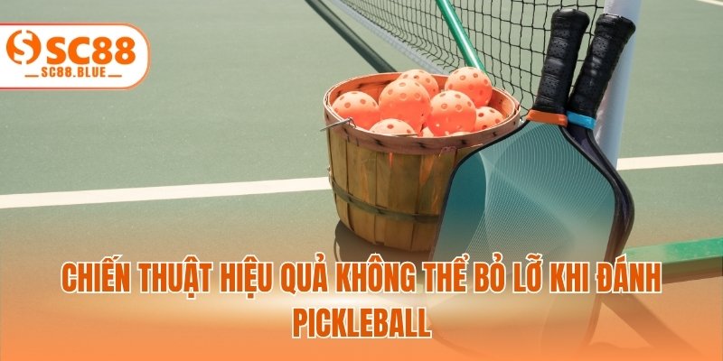 Chiến thuật hiệu quả không thể bỏ lỡ khi đánh pickleball